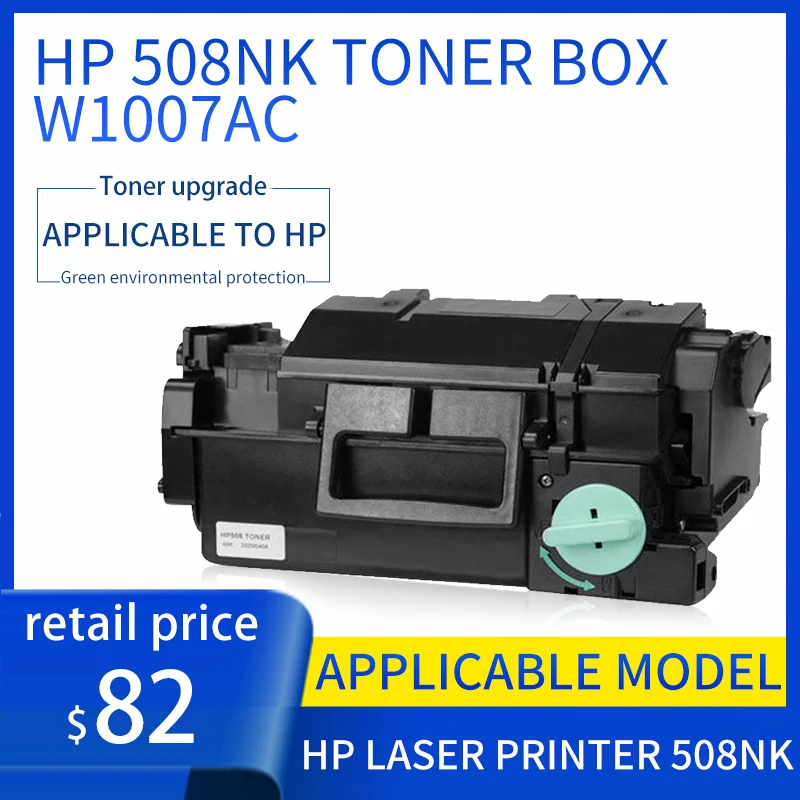 Zastosowanie do HP 508nk wkład z tonerem HP w1007ac proszek wkład drukarka laserowa HP 508nk wkład z tonerem HP 508nk toner drukarki