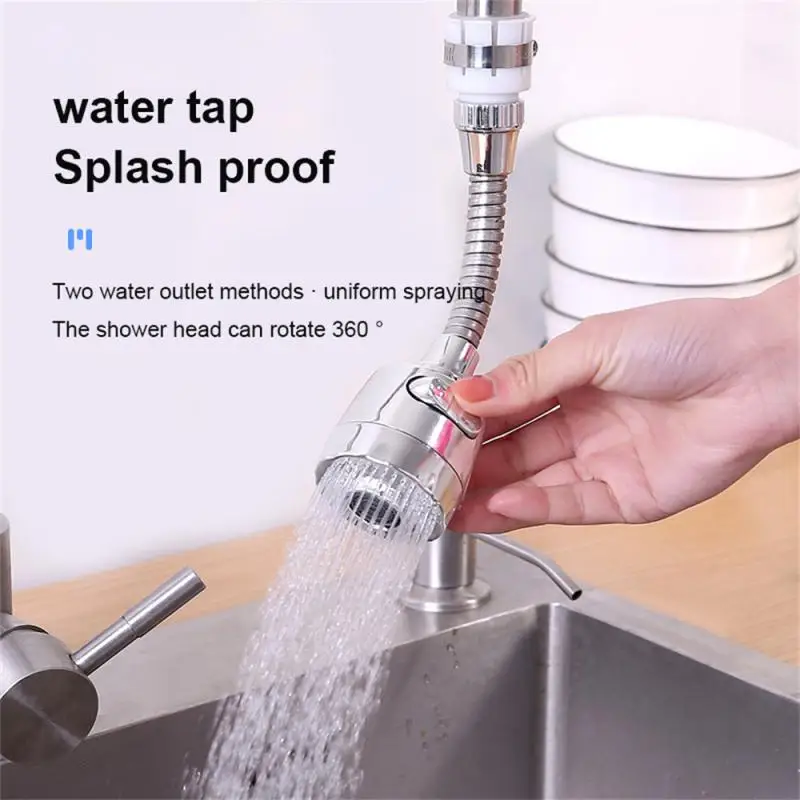 Modes Faucet Aerator Anti Splash Tap Head Shower Diffuser 360 Rotatable Nozzle Adjustable Booster Faucet Kitchen Accessories