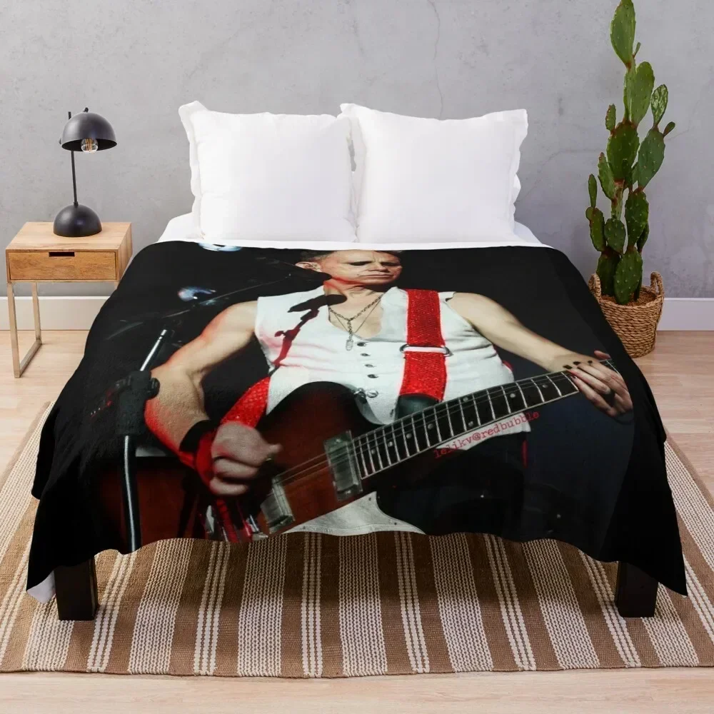 

M. Throw Blanket Cozy Sofa Blanket for TV Watching Napping