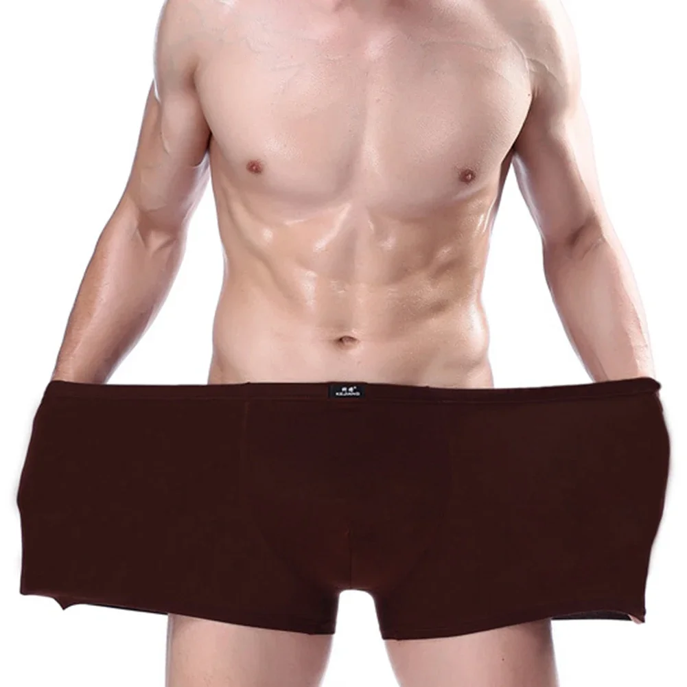 Celana pendek Boxer celana dalam pendek Bikini Modal Boxer kantong tonjolan pakaian dalam celana dalam pendek celana Boxer celana dalam lembut