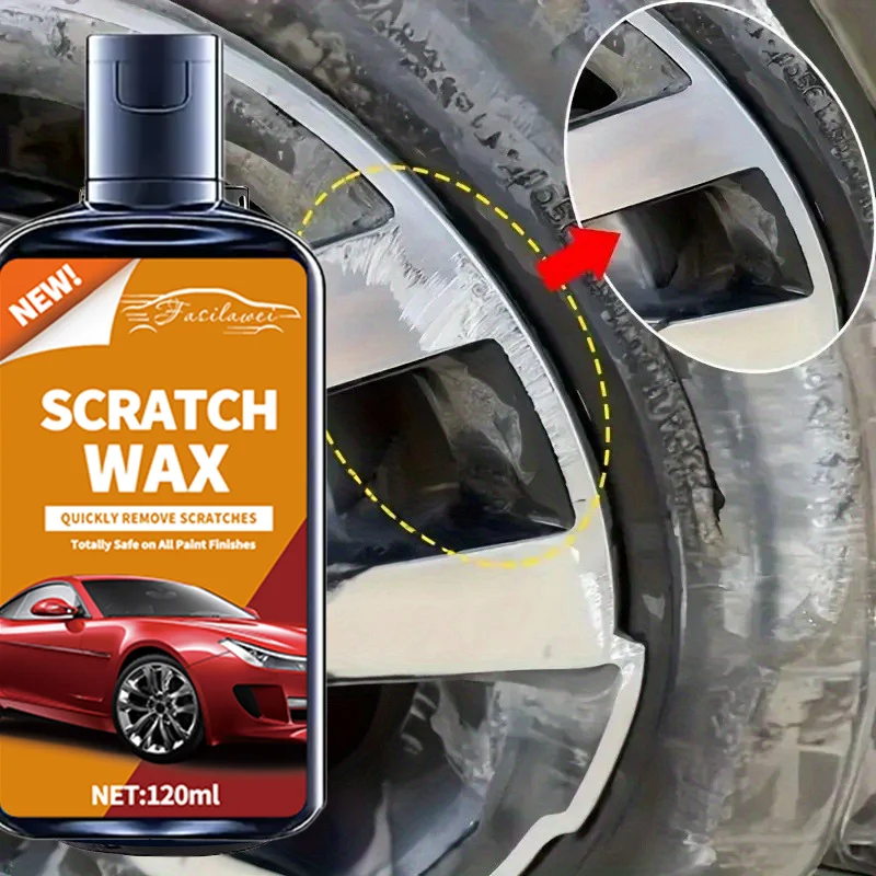 

Multifunctional Motorcycle Wheel Restoration Kit - Metal/Plastic/Rim Surface Scratch Remover and Paint Repairer, Chrome Polish a