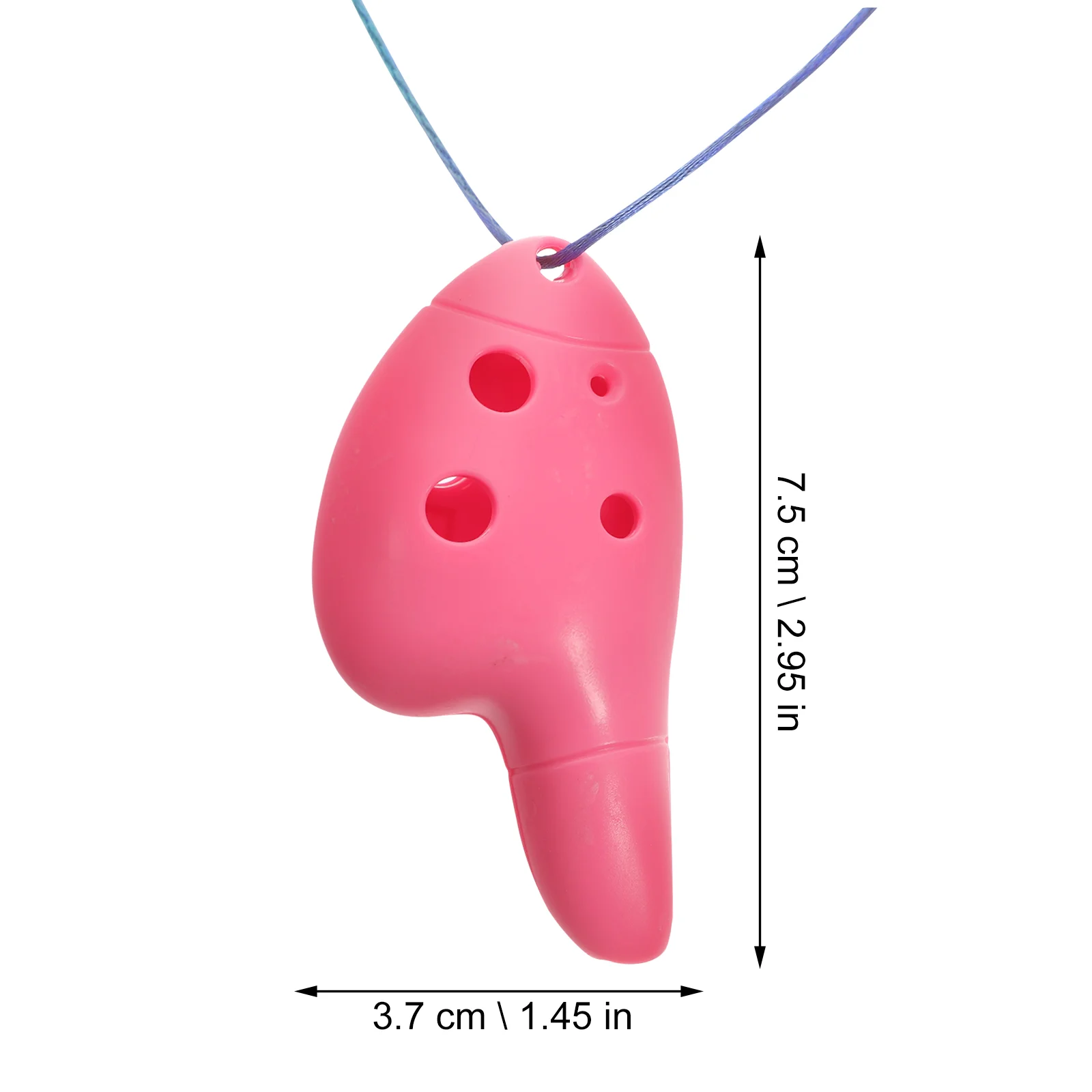 Mini Ocarina 4 pezzi Materiale ABS Strumento musicale per bambini Principiante Facile da imparare Regalo classico portatile per bambini