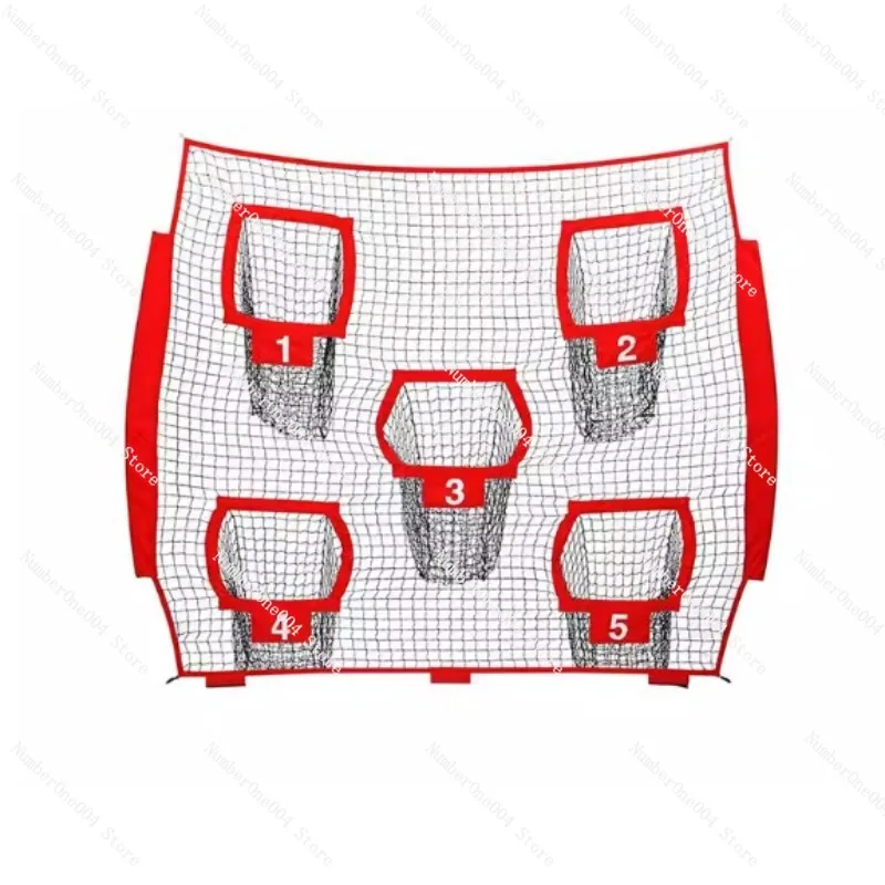 

For Portable American Football Net Baseball Net Soccer Training Hanging Target Net Holed Football Training