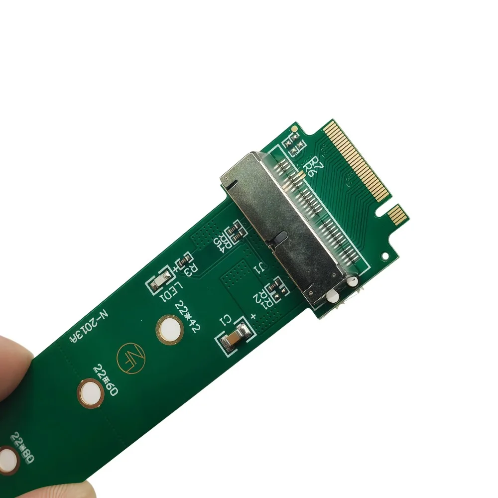 12+16 Pin SSD to M.2 NGFF PCI-e Adapter Converter For Apple A1465 Pro 2013-2015 Air A1466 SSD M0U1