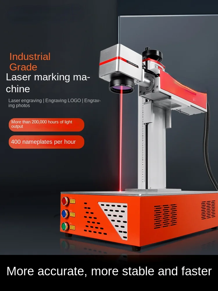 Lasercodeermachine Desktop Fiber Handheld Blad Kleine Automatische Lasergraveermachine