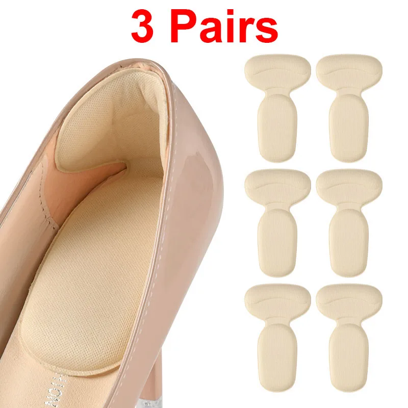 3/6/12/24Pairs Heel Pad With Insoles Attached To The Heel, Memory Foam Insoles High Heels, Anti-Wear Shoe Heel Pads