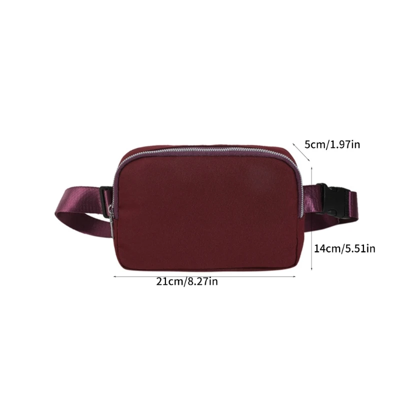 Durable and Functional Single Shoulder Crossbody Bag Solid Color Sling Bags