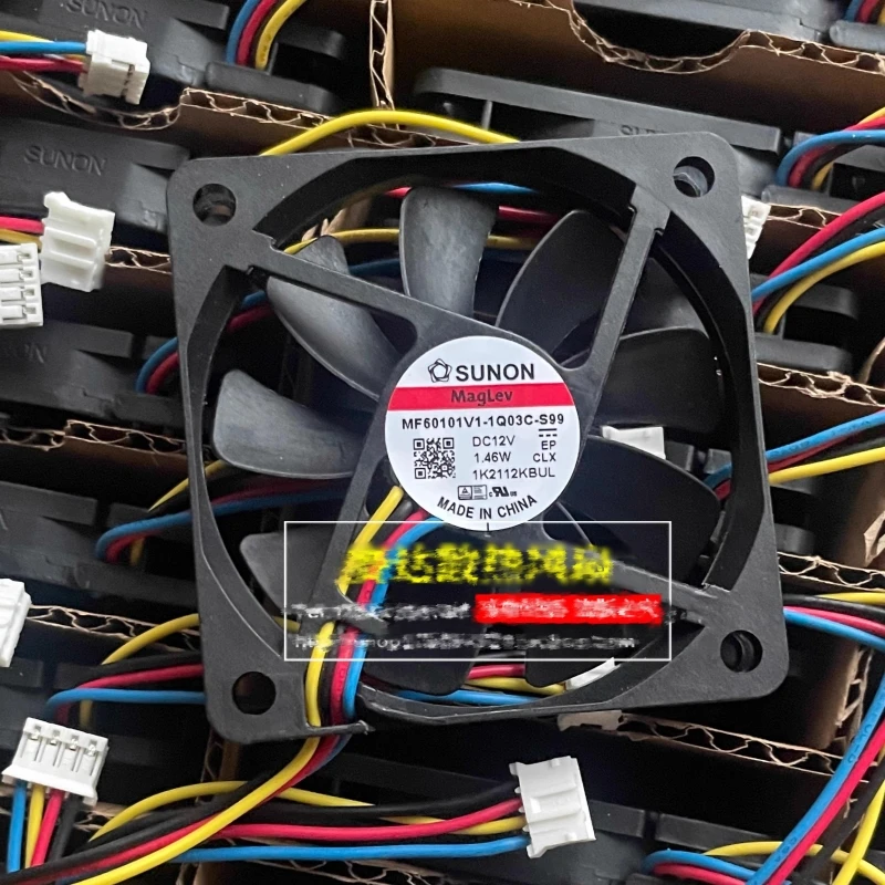 Free shipping, brand new MF60101V1-1Q03C-S99 6010 12V 1.46W PWM speed regulating cooling fan