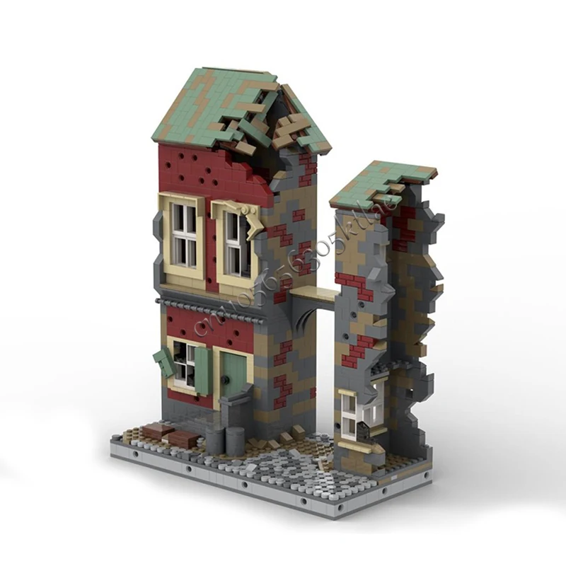 1559 pièces maison rue ruineuse N5 MOC personnaliser bloc de construction modulaire enfants technologie brique modèle bricolage assemblage jouet cadeau