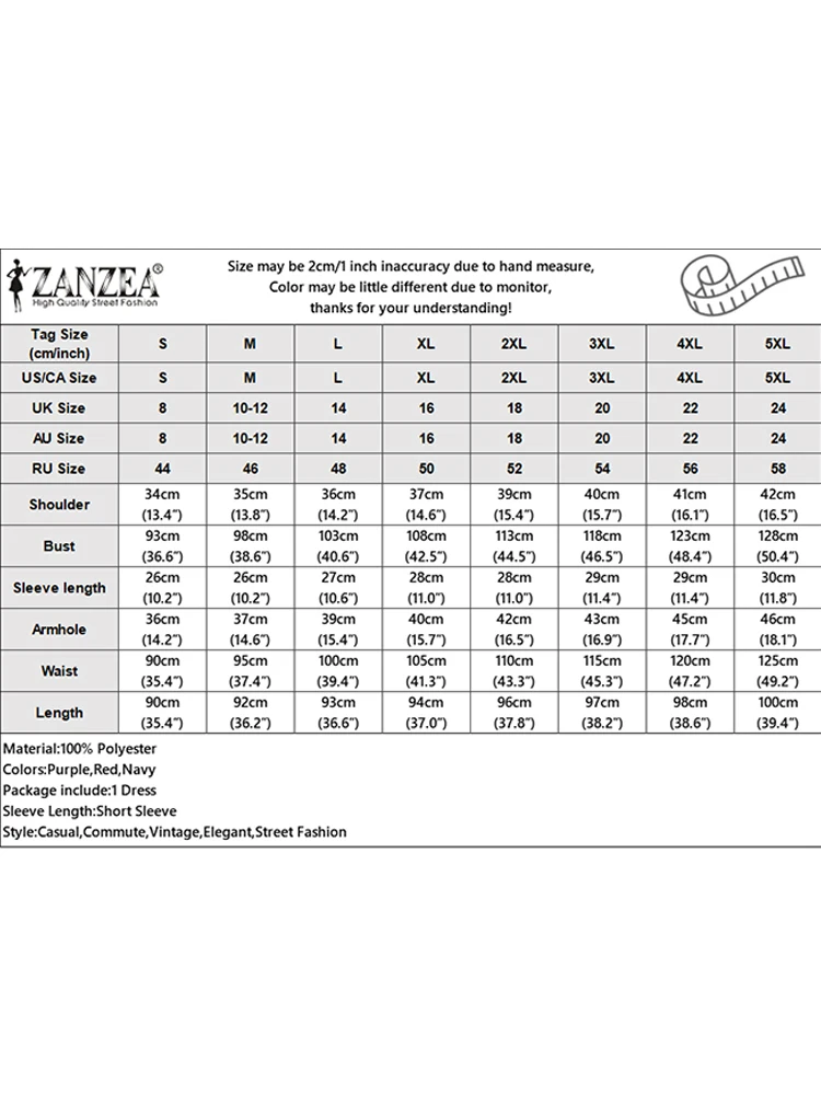 ZANZEA แฟชั่นการพิมพ์ผู้หญิง A-Line Robes Femme เดินทางสํานักงาน O-คอชุดมินิฤดูร้อนที่หรูหราแขนสั้นพัฟชุดซาติน