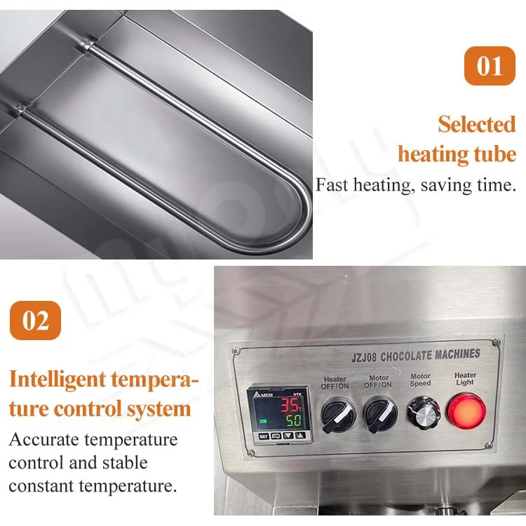 MY Small 1 Tank Constant Temperature Machine Pastry 30 Kg Chocolate Melt Device for Chocolate Production