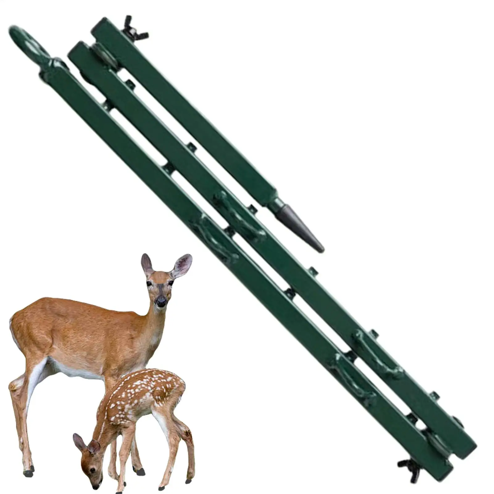 Portable Adjustable Metal Hunting Camouflage Branch Stand Waterproof Artificial Tree Support Stand For Wild Boar Hunting Animal