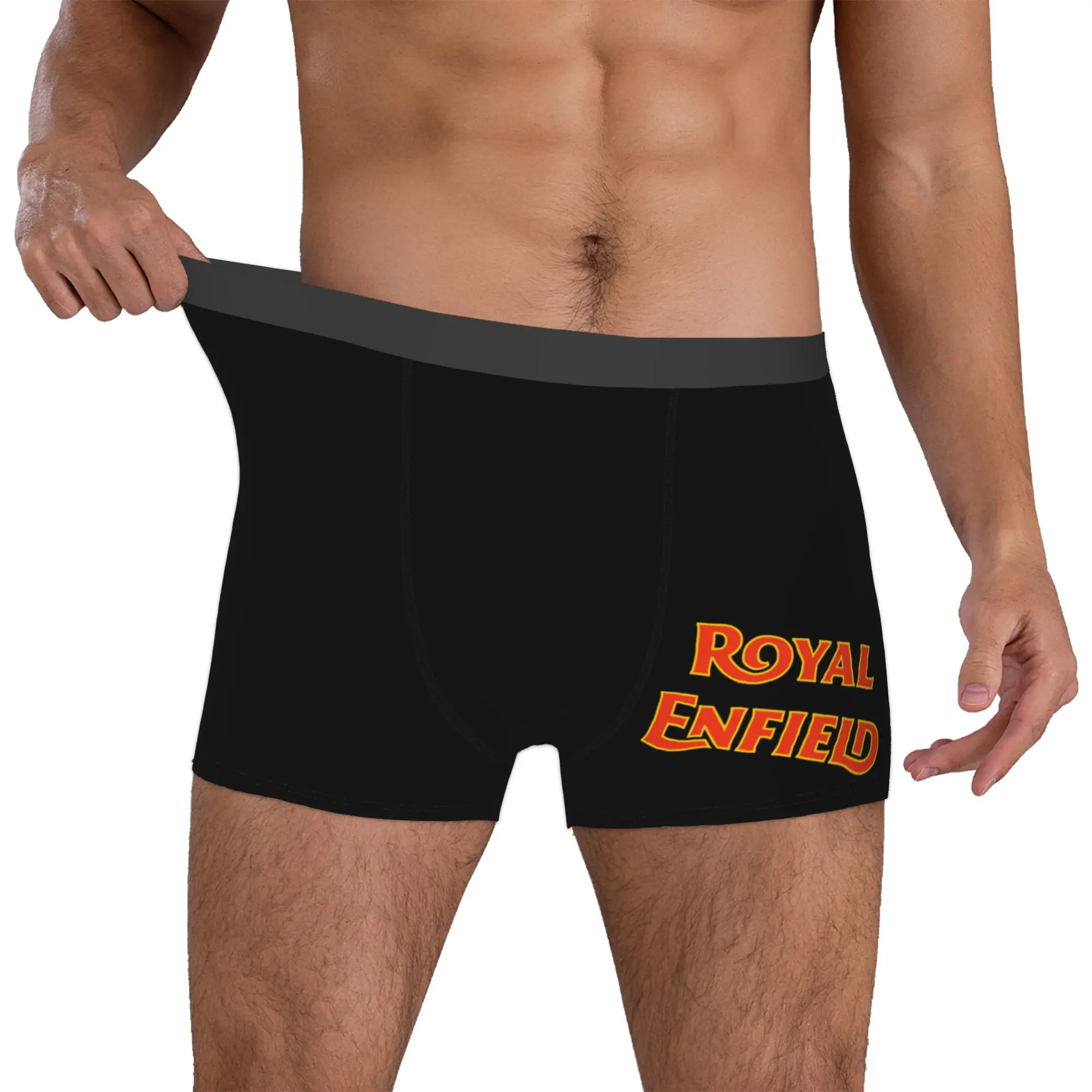 Customized Royal-Enfields Motorcycle Boxer Shorts For Homme 3D Print Cycling Motor  Underwear Panties Briefs Breathable