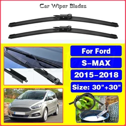 For Ford S-MAX 2015 2016 2017 2018 Car Wiper Blades Windshield Windscreen Front Window Blades 30