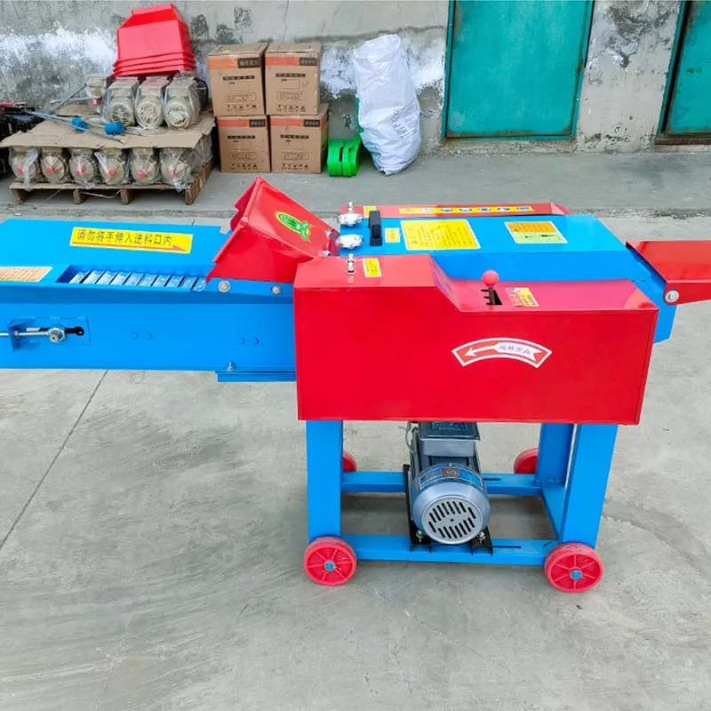 Cow Sheep Animal Feed Food Grass Rice Corn Wheat Straw Hay Forage Silage Chopper Chaff Cutter Machine For Sale