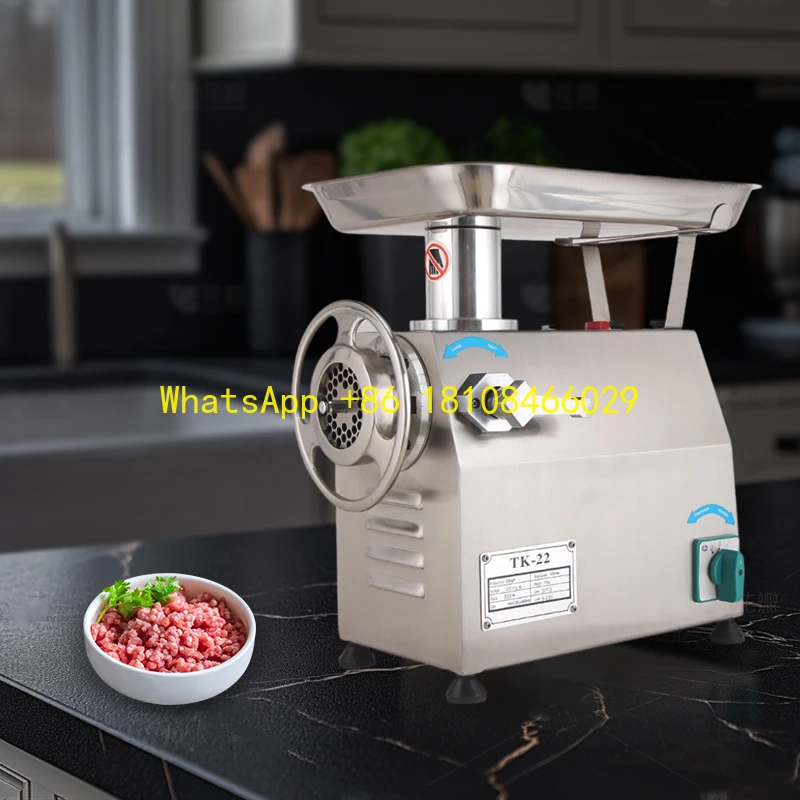 

Grinder for Commercial Use | High-Power 1100W, Stainless Steel Blade | Easy Clean & Durable 22 Professional Italian Meat
