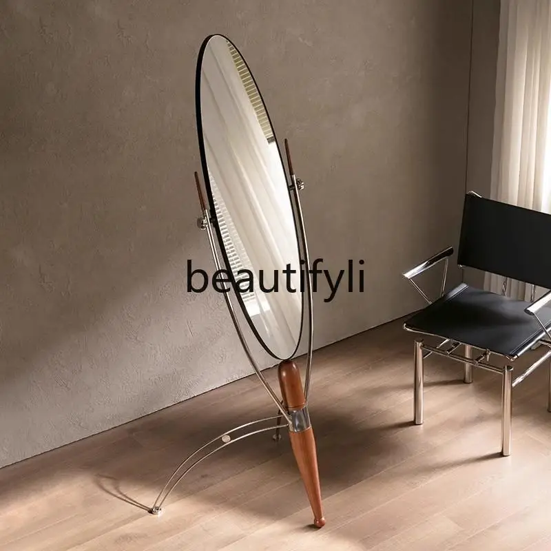 Rotating mirror The angle of the whole body floor full-length mirror can be adjusted to meet different body needs