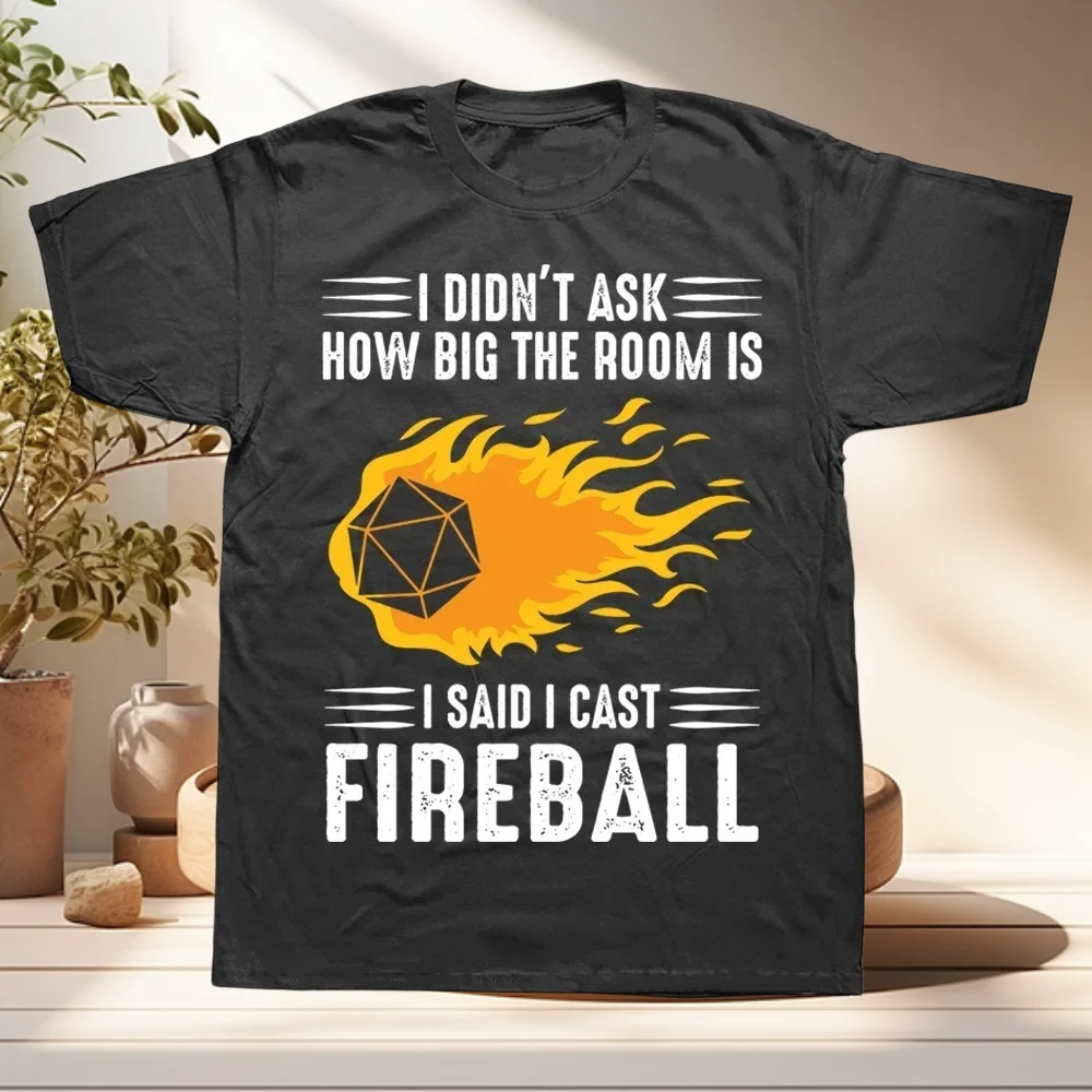 Novelty Dungeon Dragon T Shirts Graphic Streetwear Short Sleeve I Have A Plan D20 Dice Role Playing Game DnD T-shir