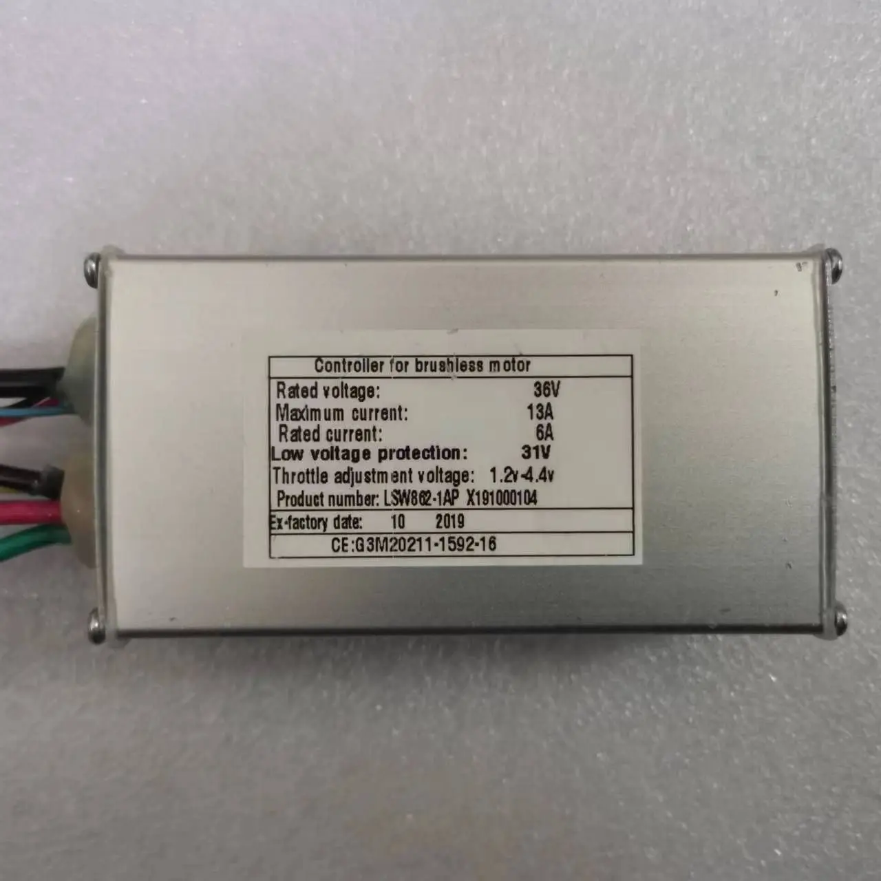 

Controller For Brushless Motor LSW862-1AP Controller 36V 13A EBIKE Accessories Lsdzs