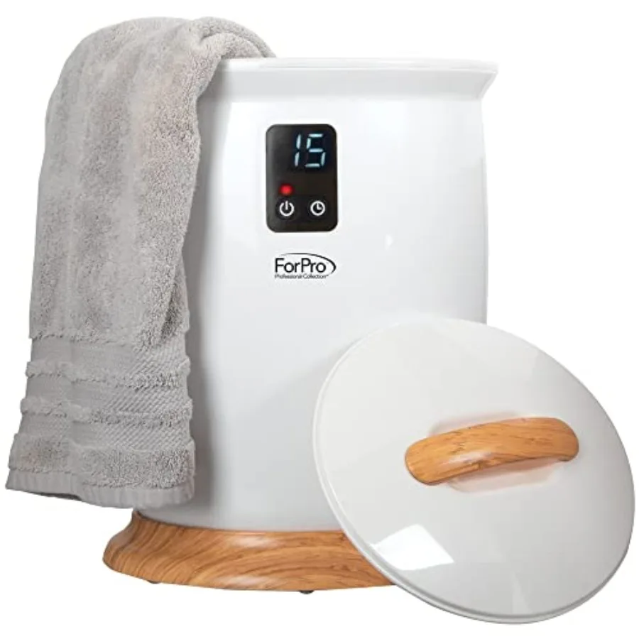 

ForPro Professional Collection Luxury Towel Warmer Extra Large Bucket-Style Hot Towel Warmer with Auto Shut Off 4 Timer Setting
