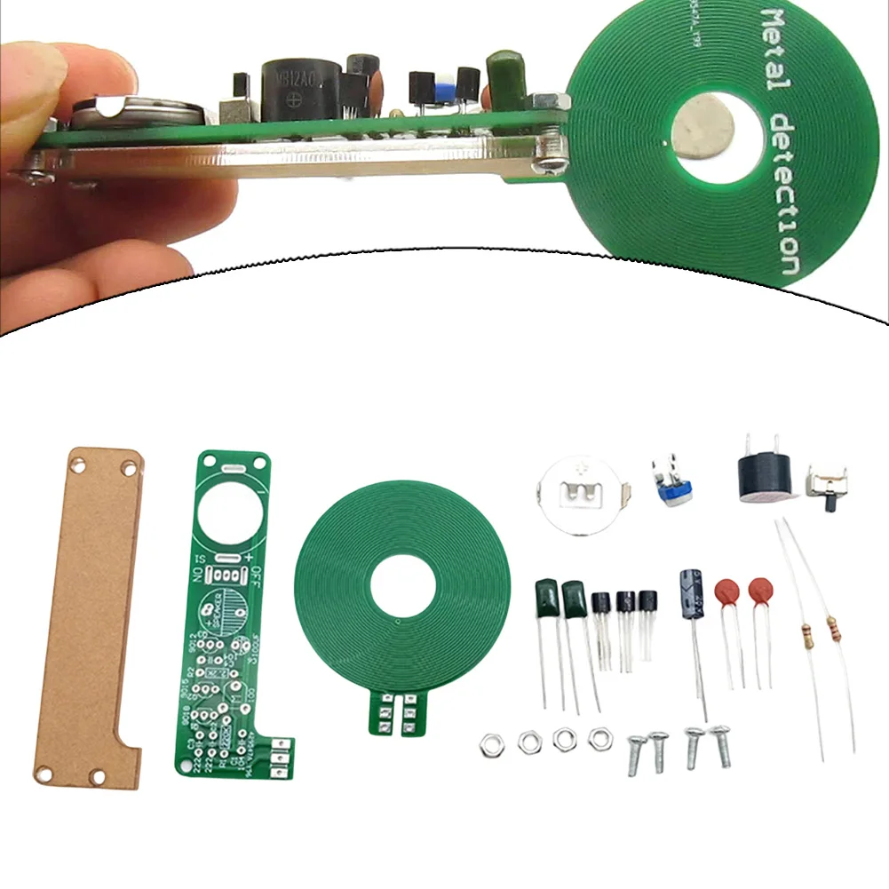 3-5VDC DIY Electronic Kit Metal Detector High Sensitivity Handheld Device For Security Check Game Entertainment And Finding Coin