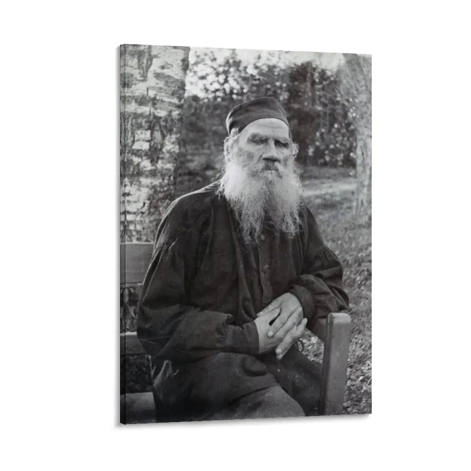 

Portrait of Author Leo Tolstoy (1897) Canvas Painting posters anime Paintings on canvas for living room living room decoration