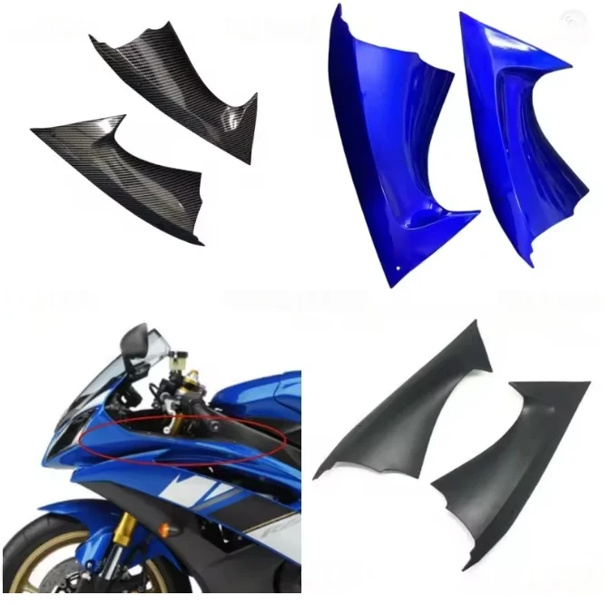Motorcycle Air Duct Side Panels Fairing Cover Fit for Yamaha YZF R6 YZFR6 YZF-R6 2008 2009 2010 2011 2012 2013 2014 2015 2016
