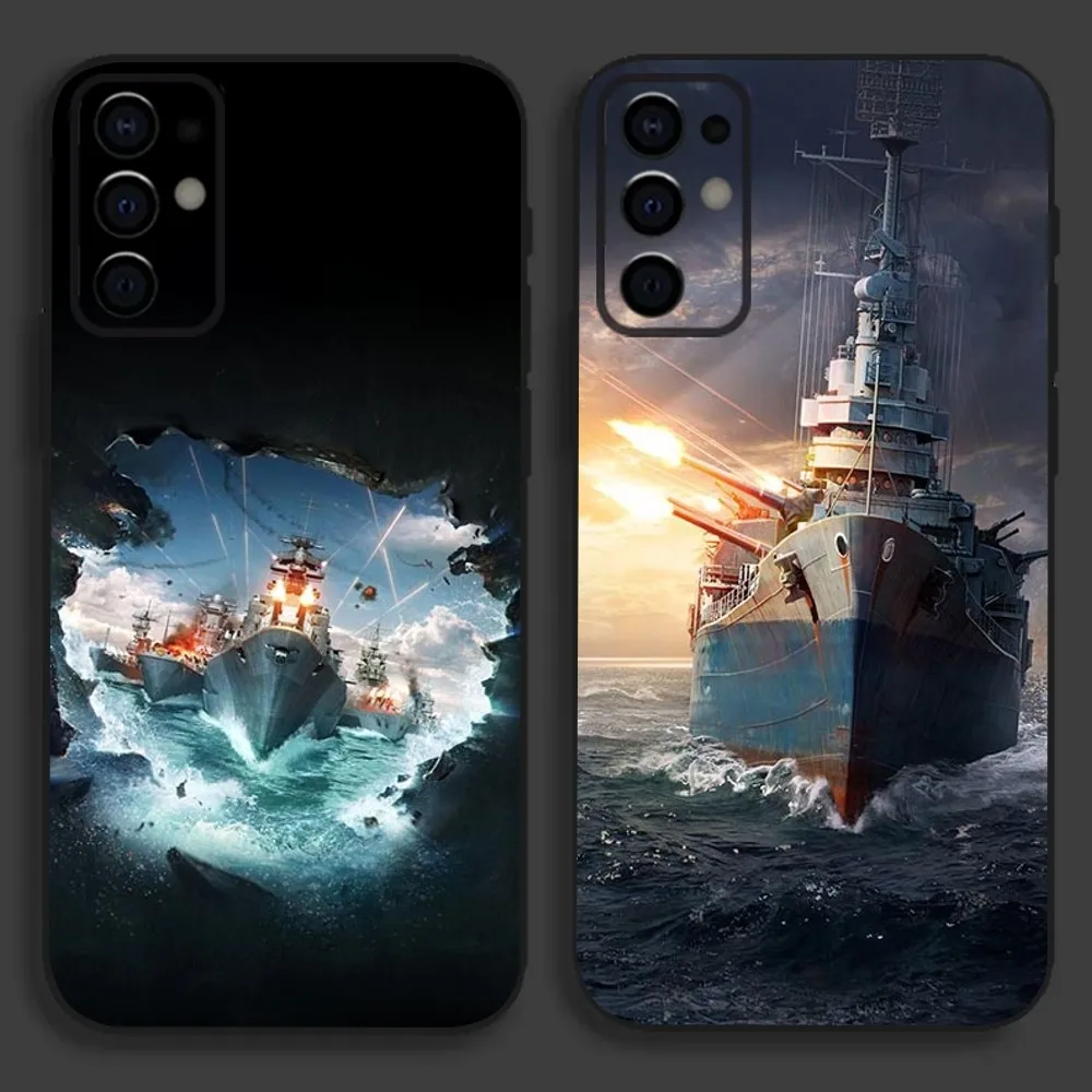 

Game World of W-Warships Phone Case For Samsung S24,S21,S22,S23,S30,Ultra,S20,Plus,Fe,Lite,Note,10,9,5G Black Soft Cover