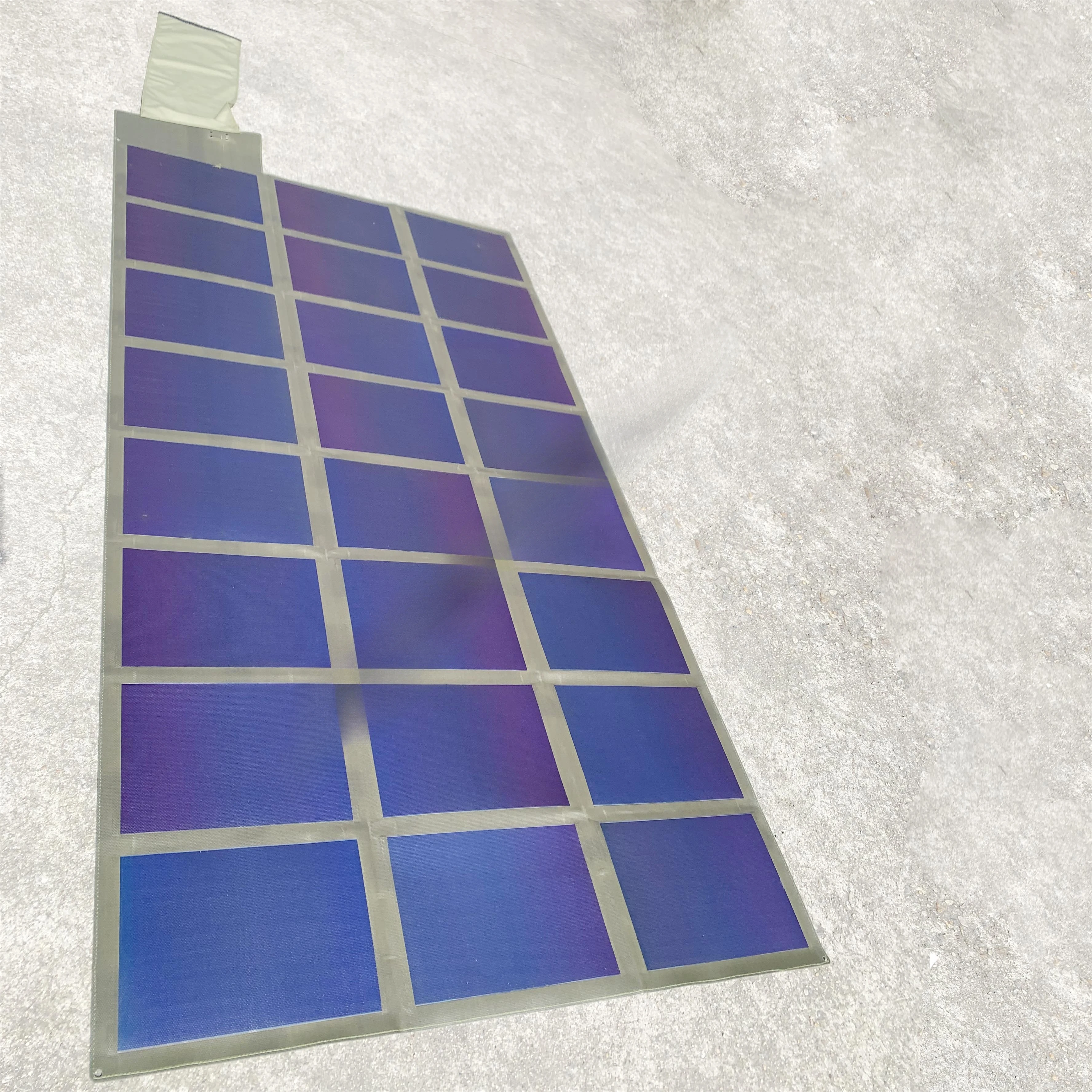 New Design 152W Amorphous Silicon Solar Cell Blankets