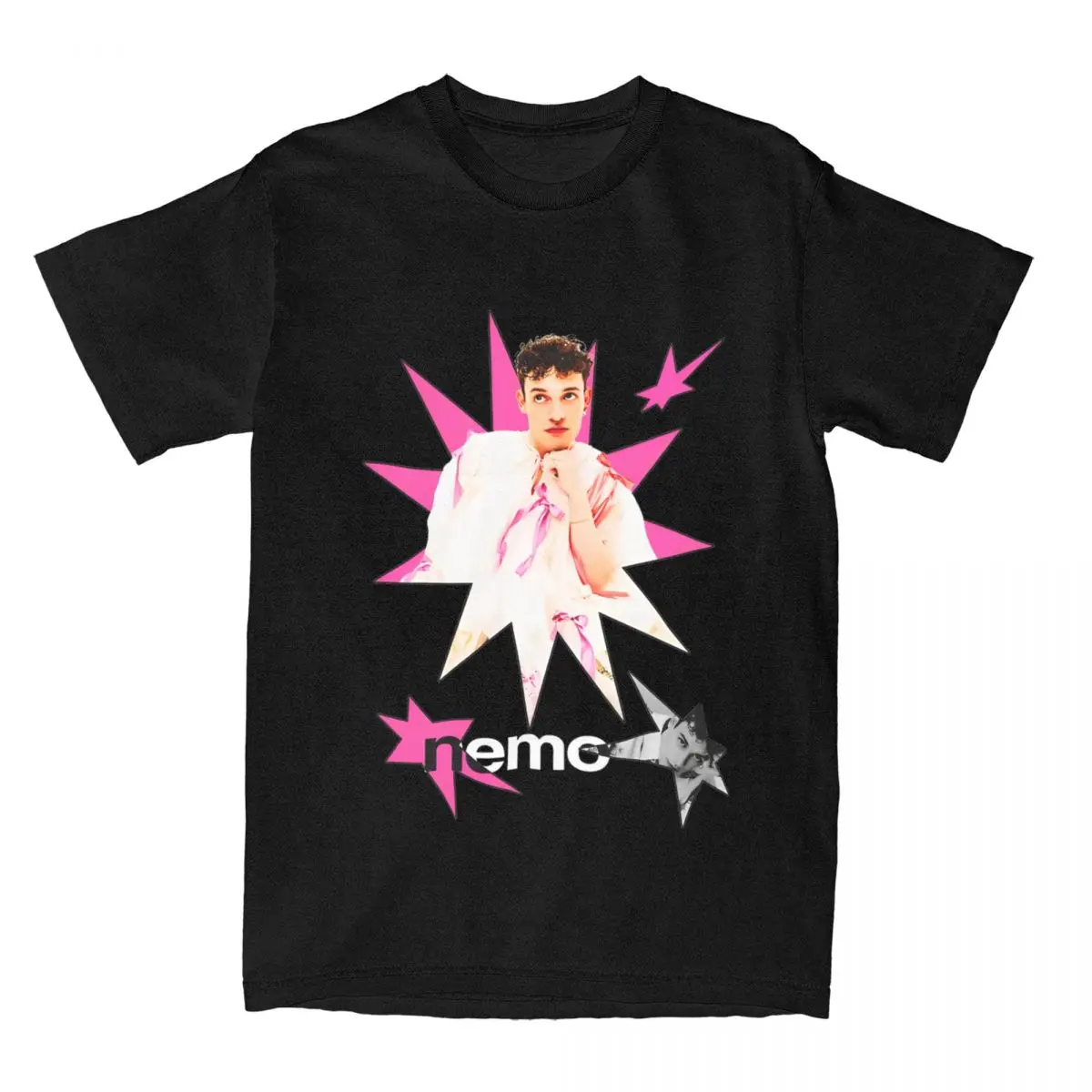 Забавная швейцарская футболка Nemo The Code Eurovisions 2024 Malmo Sweden, мужские и женские хлопковые футболки, Новое поступление, топы