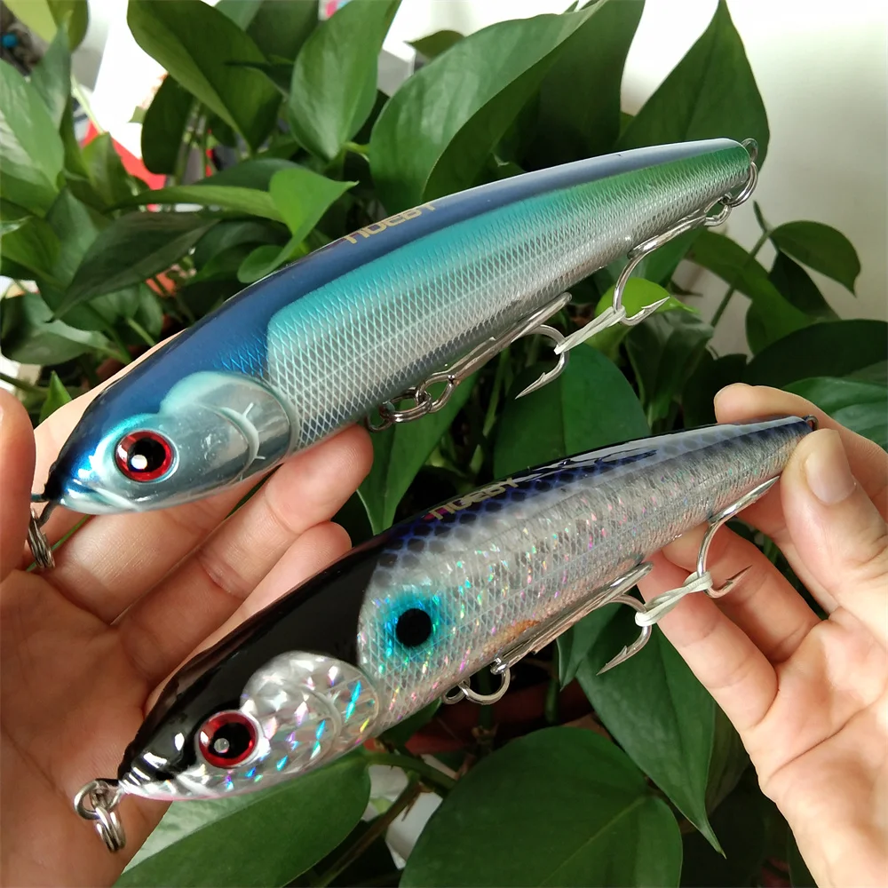 NOEBY 2pcs 180mm/145g Fishing Lure Trolling Big Game Sinking Pencil Long Casting Artificial Hard Bait Saltwater for GT Tuna