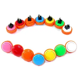 6pcs/lot Original Sanwa OBSN-24 Screw-in Push Button Authentic Sanwa Buttons for Arcade Machine DIY Cabinet JAMMA