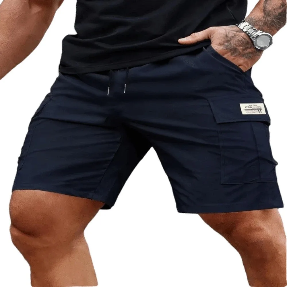 

Men's Clothing Multi-Pocket Cargo Shorts Plus Size Breathable Men's Beach Shorts Loose Fit Quick-Dry Casual Shorts Daily Running