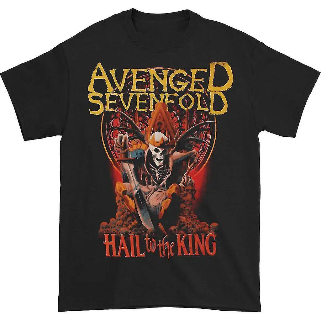 Avenged Sevenfold T Shirt New Day Rises Hail The King Band Black Official