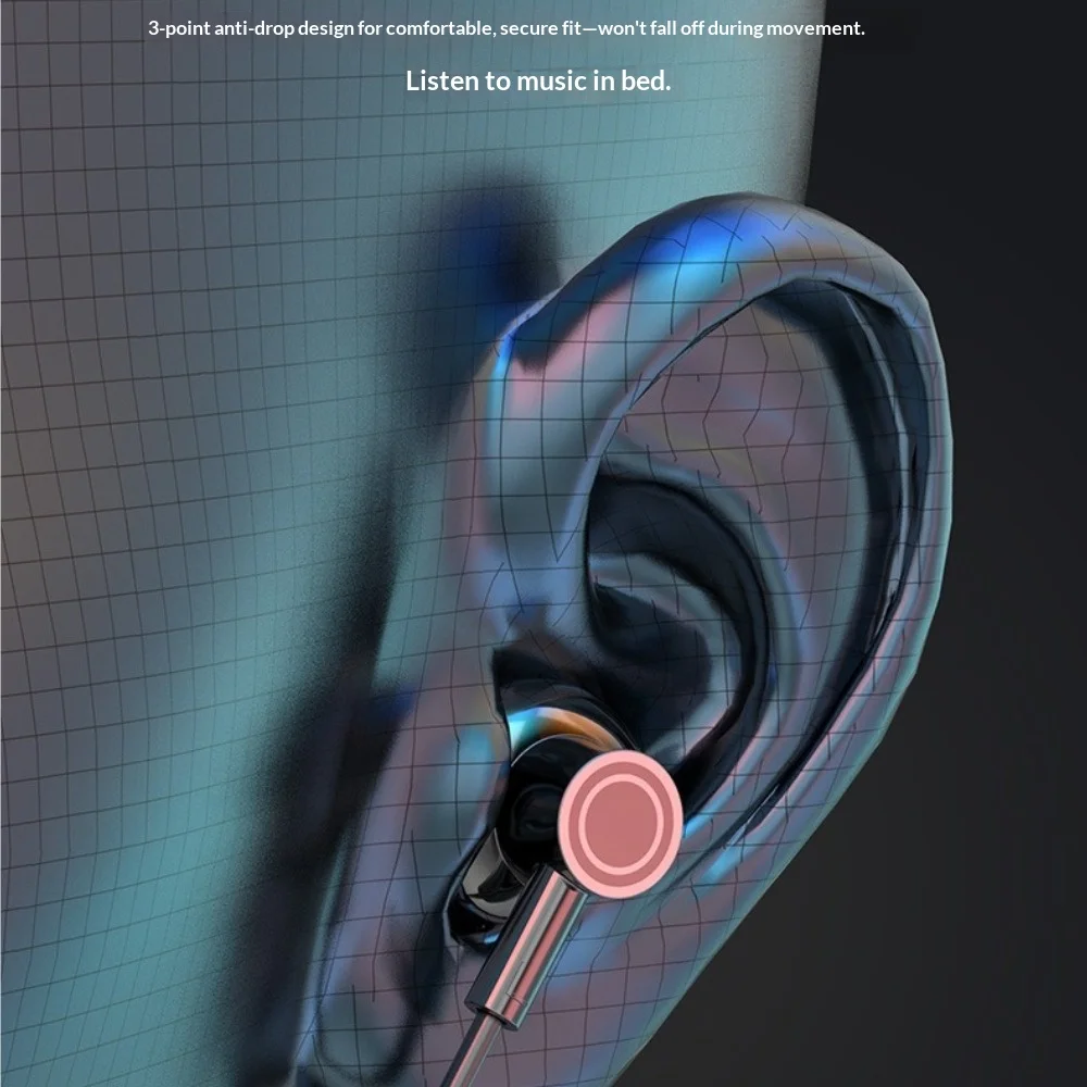 Neck-hung Wireless Earphones Bluetooth 5.3 High Sound Quality Noise Cancellation 2025 New Model Sports Running Fitness Business view 2