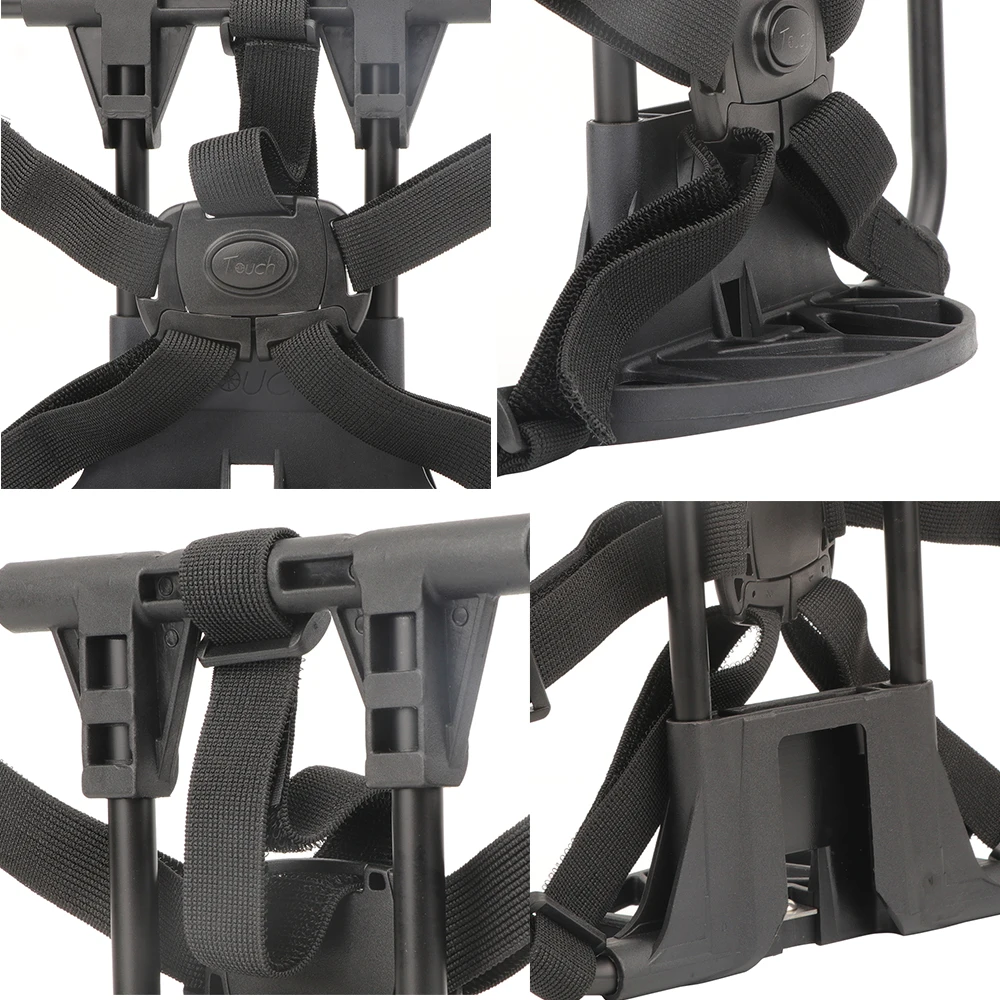 TOUCH Fahrrad S-Tasche Legierung Front Rack Für Brompton Faltrad Schulter Rucksack Tasche Reihe Skeleton Bascket Fahrrad Teile – Detail 8