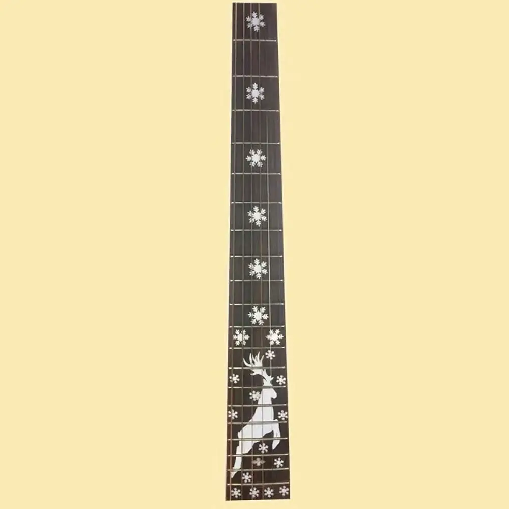 Ultra-thin Guitar Neck Fingerboard Sticker Comic Decorative Sticker String Instrument Inlay Decal Antique Style Personality