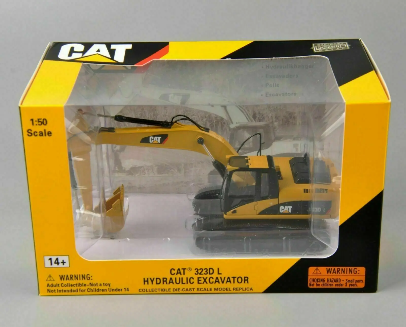 323D L Hydraulic Excavator 1/50 Scale Die-Cast Construction Vehicles Model 55215 New in Box