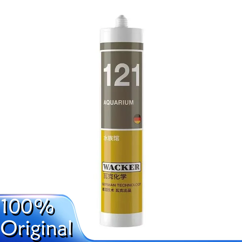 

Original Product WACKER 121 131 Aquarium Grade Silicone Curing Agent Waterproof Sealant for Fish Tanks and Transparent Adhesion