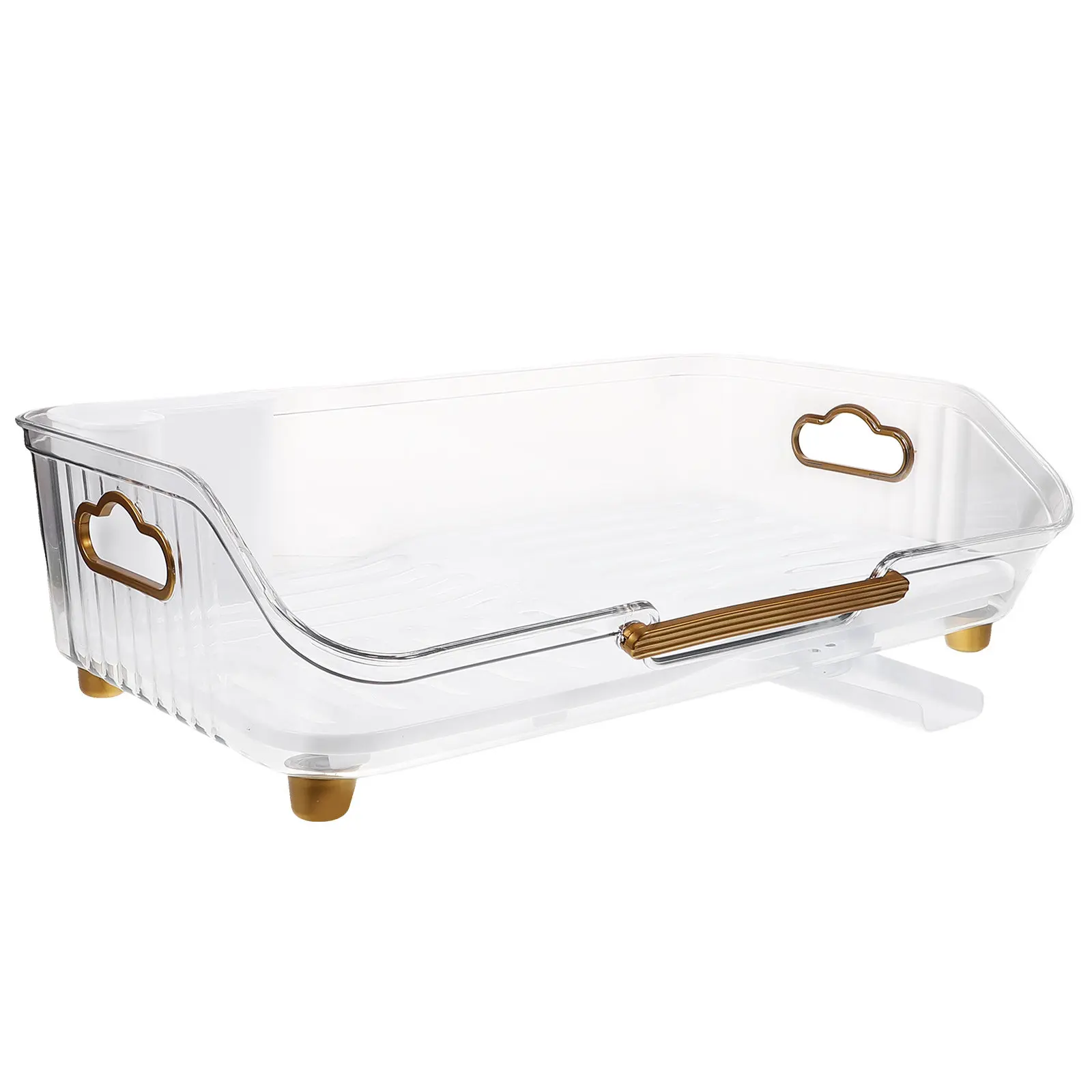 

Dish Drainer Drying Rack Kitchen Counter Multi-Functional Plate Bowl Organizer Rack for Dish Storage and Fast Draining Kitchen