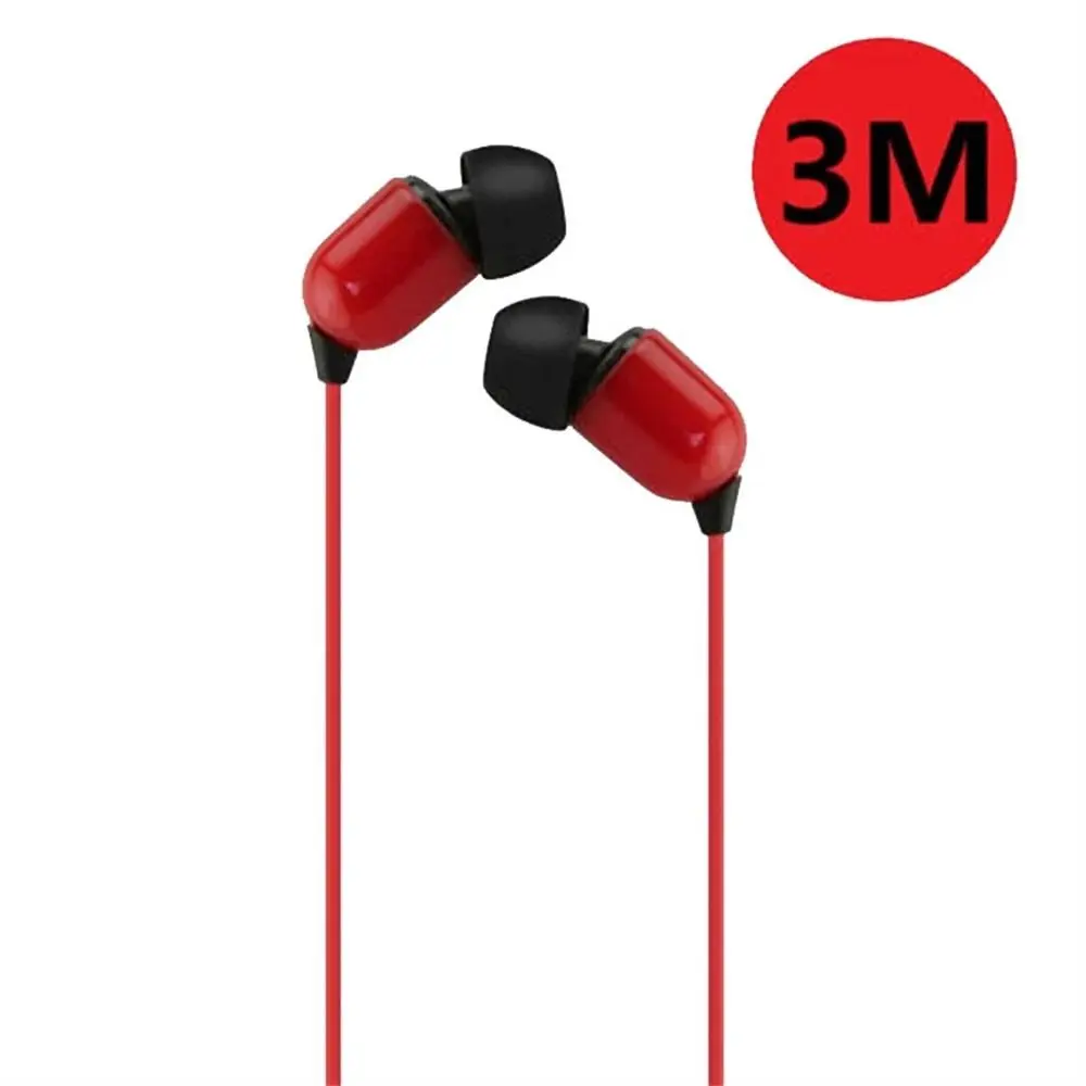 Computer for Phone Super Bass Extra Long Monitor Headphone Music Wired Earphone Wires Headphone In-Ear Earphone Stereo Earbuds