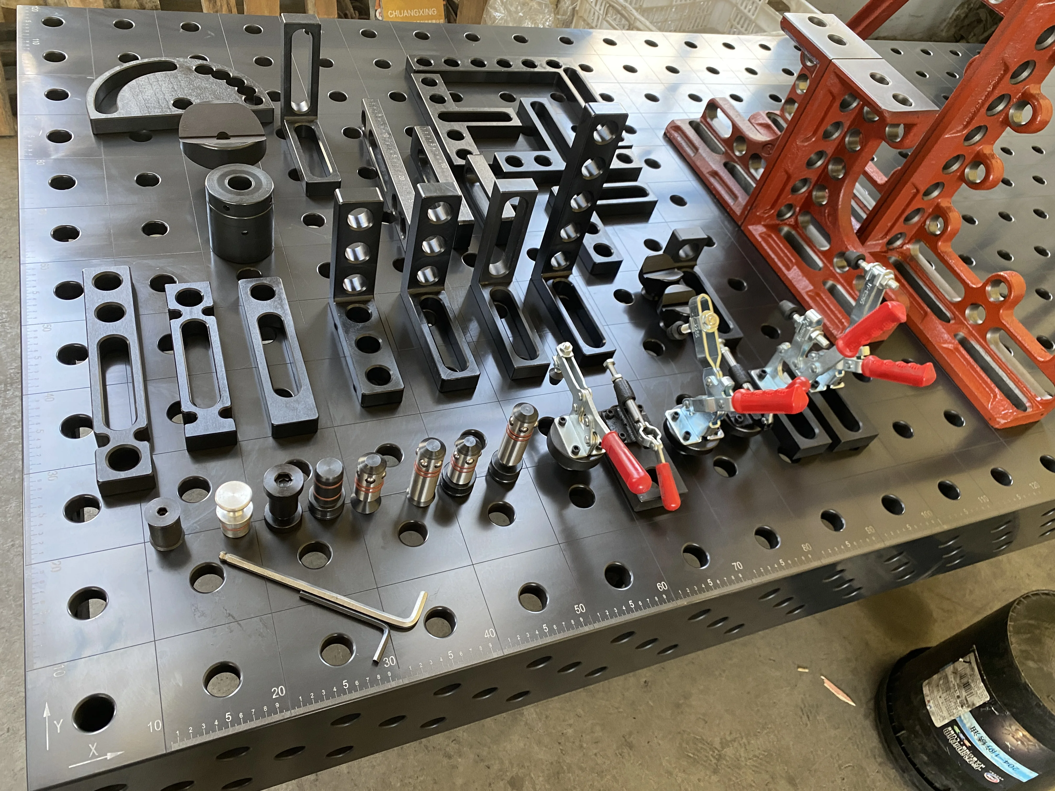 HotSemua Jenis Set Alat Aksesori Las Bingkai Logam 1500*1500*200