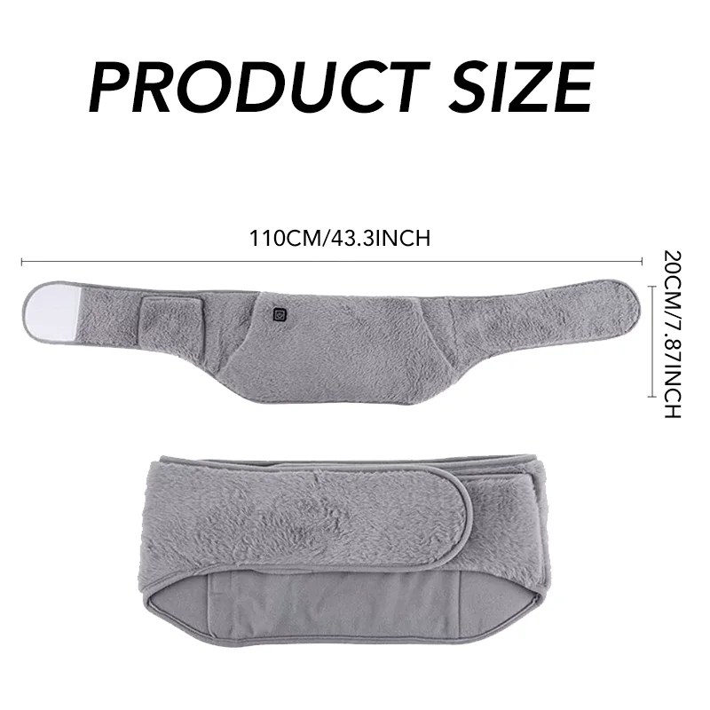 الرحم الاحترار حزام الإناث لوحة التدفئة الحيض الخصر دفئا الباردة حماية الكهربائية USB شحن الجرافين ساخنة اليد الاحترار