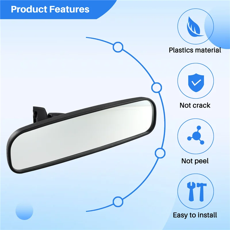 

Durable-87810-60190 Автомобильное внутреннее зеркало заднего вида для Toyota Land Cruiser Prado LC120 LC150 2002-2017