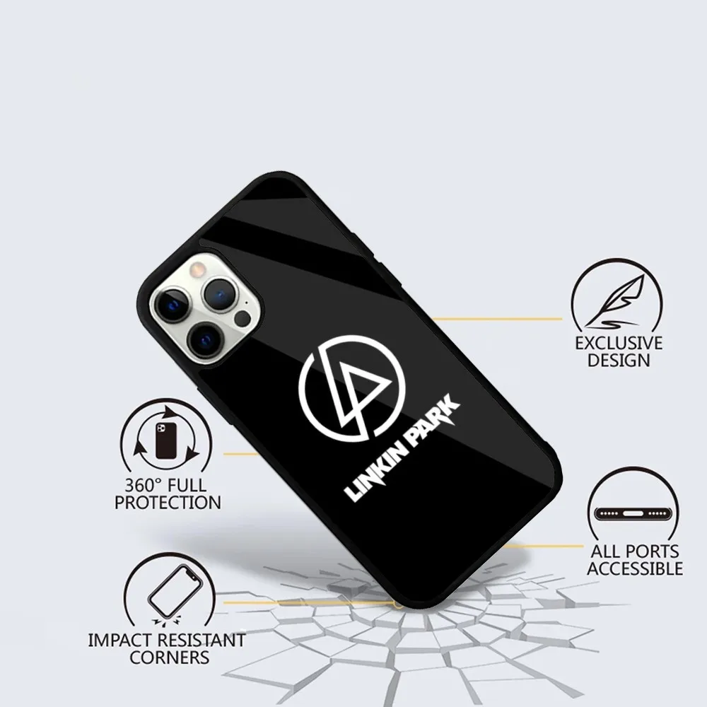 The Emptiness Machine L-Linkin Park Phone Case For iPhone 16,15,14,13,12,11,Plus,Pro,Max Mini Magsafe Magnetic Wireless Charging