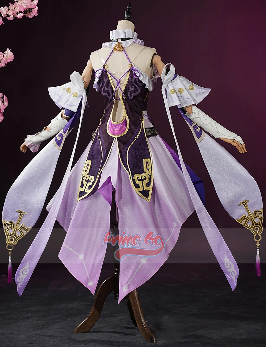 Fu xuan cosplay star rail kostüm 3d zubehör spiel honkai star rail fuxuan frauen rollenspiel halloween uniform perücke C08695-AAA