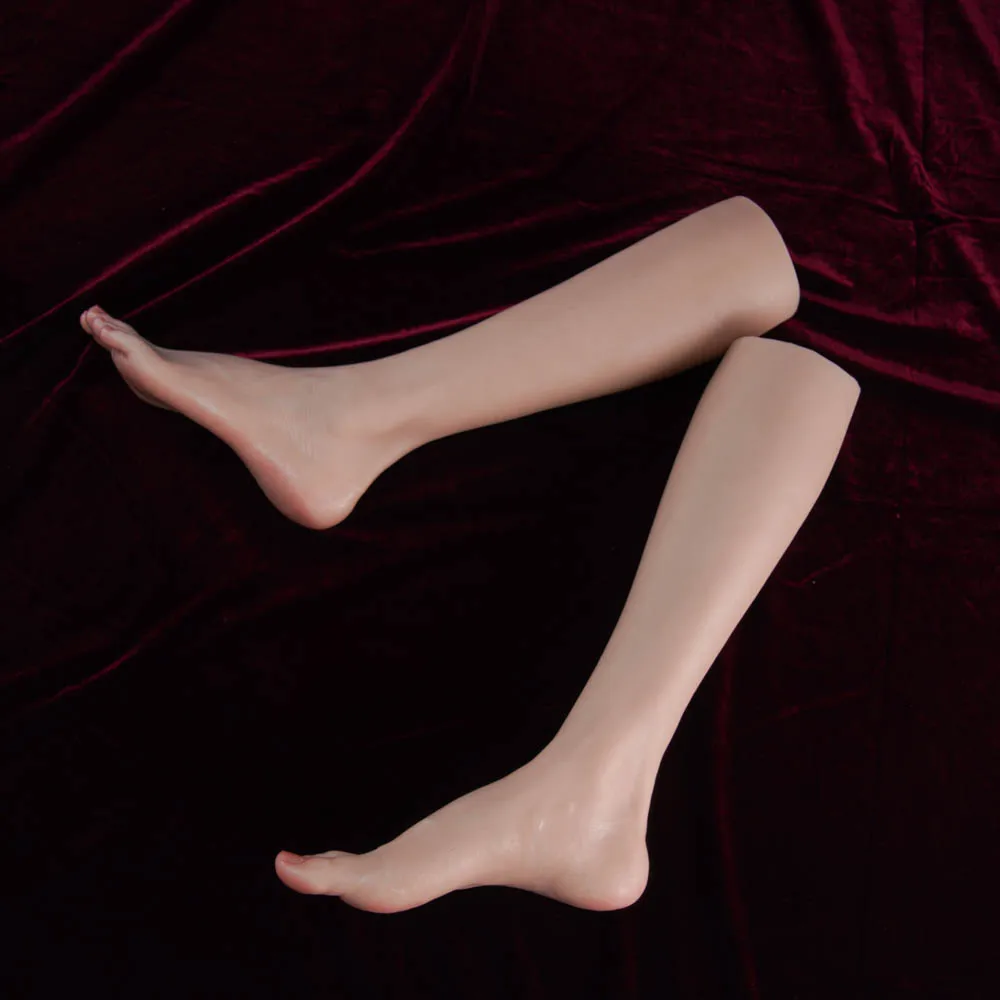 Simulation Foot Model Realistic Leg Photography Display Props  Painting Teaching Stockings Pedicure Manicure Feet TGT37