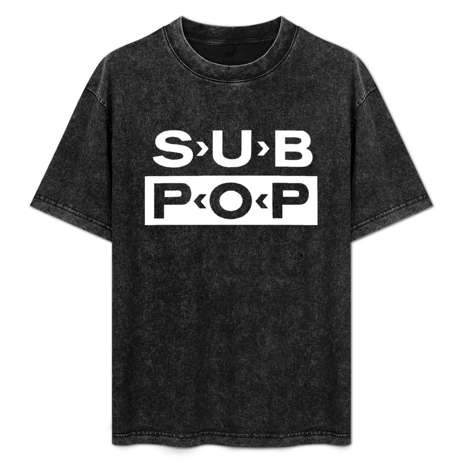 Sub Pop - Record Label - Logo T-Shirt Novelty Graphic Tee Shirt