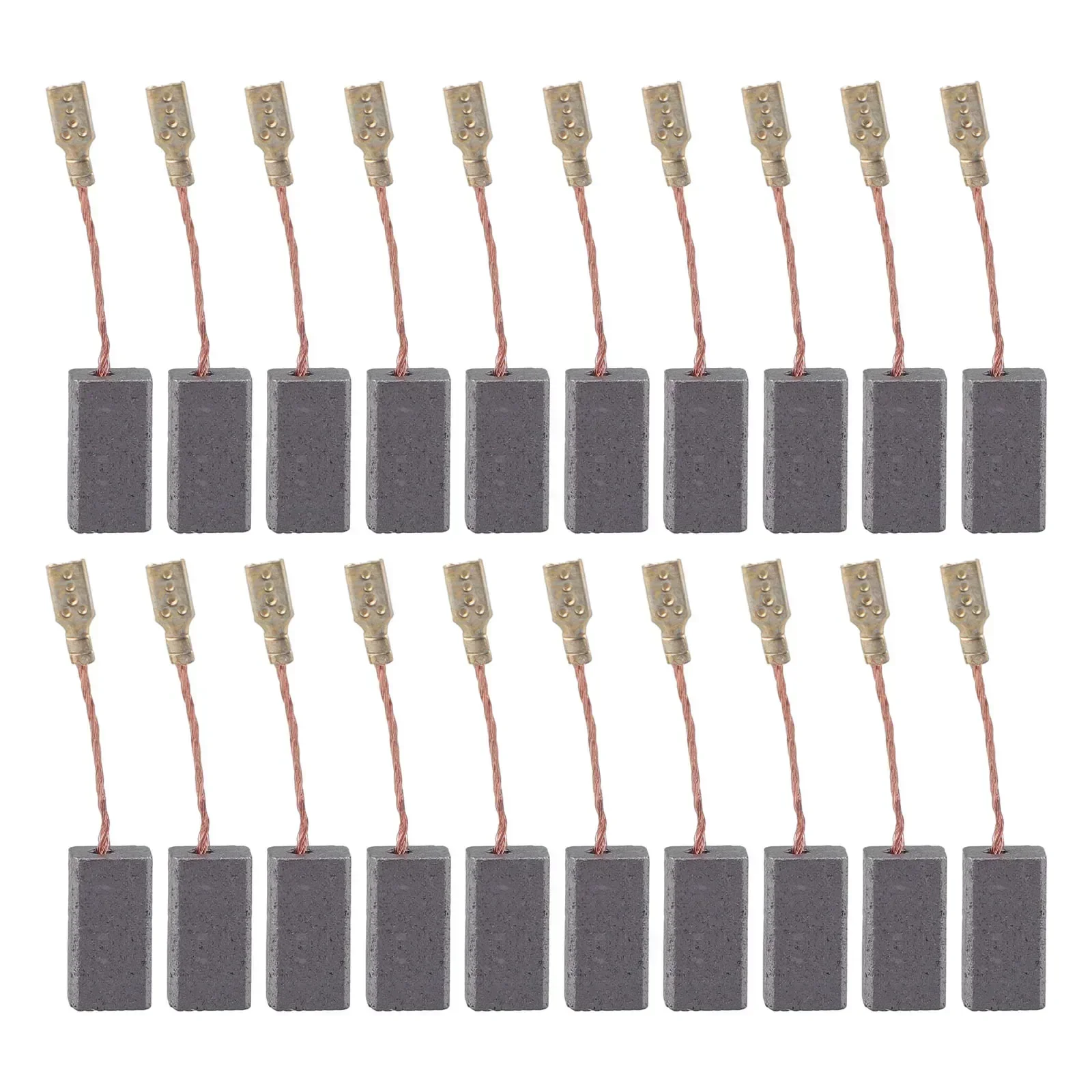 20Pcs Carbon Brushes For Bosch Motor Angle Grinder 15mmX8mmX 5mm Graphite Brush Cutting Polishing Machine Accessories