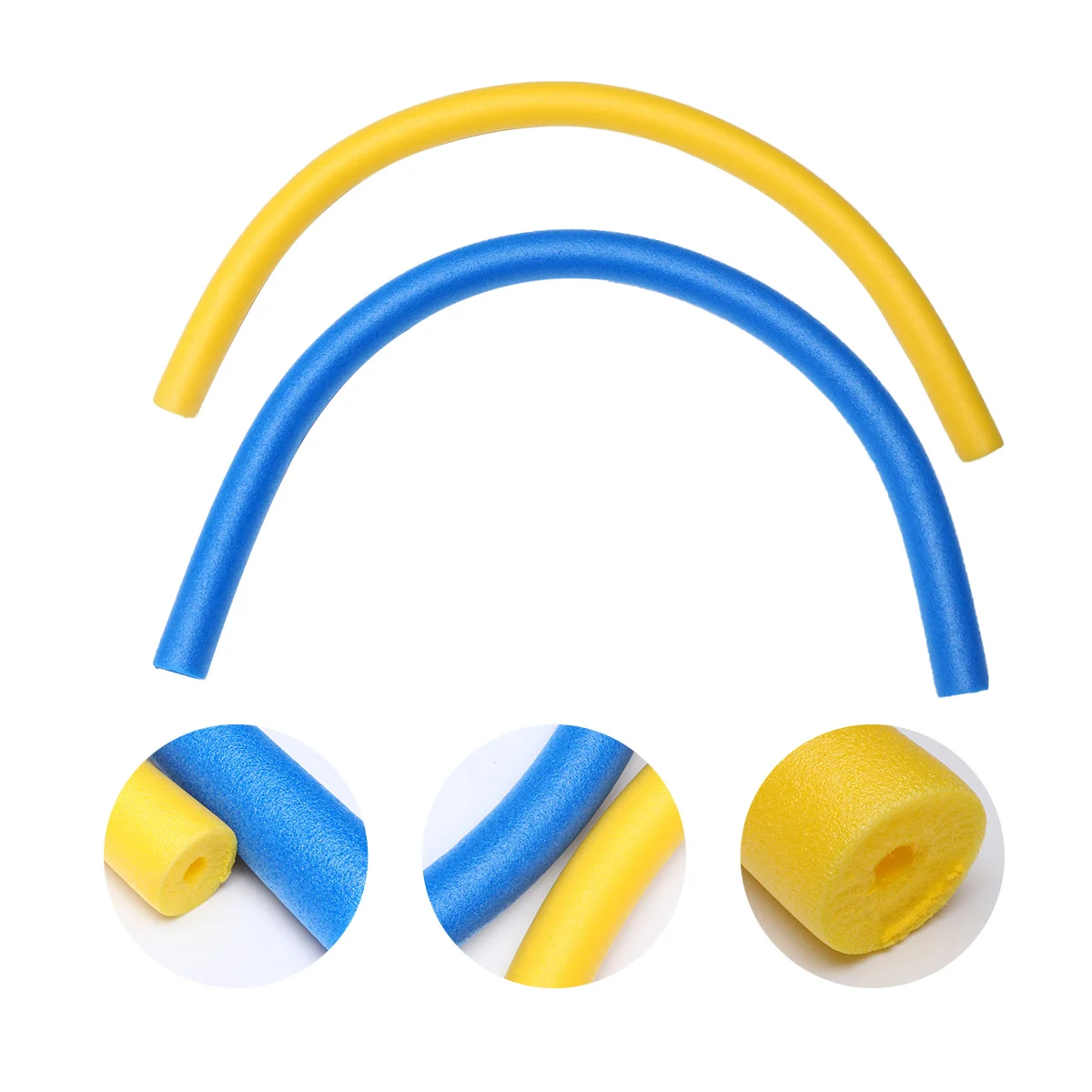 

2 Pcs Swimming Stick Water Float Aid Noodles Inflatable Pool Floating Foam Child